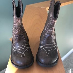 Toddler girl cowboy boots, never worn